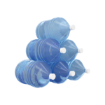 Three bottles of mineral water